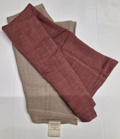 Musliiniharsot Nuuroo BAO, 2kpl, 100% puuvilla, Cobblestone/Mahogany