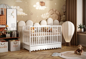 Pinnasänky, Senso aluslaatikolla, 2in1, valkoinen