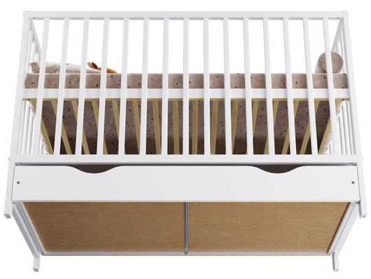 Pinnasänky, Senso aluslaatikolla, 2in1, valkoinen