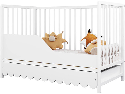 Pinnasänky, Senso aluslaatikolla, 2in1, valkoinen