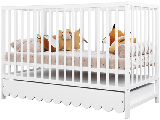 Pinnasänky, Senso aluslaatikolla, 2in1, valkoinen