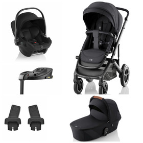 Britax Smile 5Z - Starttipaketti + Baby-Safe Core, Black