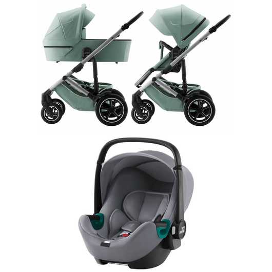 Britax Smile 5Z, Jade Green + Baby-Safe 3 i-Size -turvakaukalo