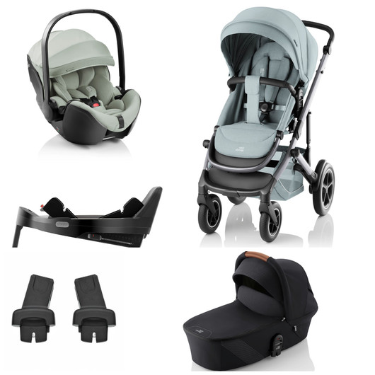 Britax Smile 5Z - Starttipaketti + Baby-Safe PRO, Style, Harbor/Black