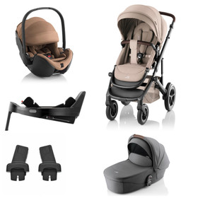 Britax Smile 5Z - Starttipaketti + Baby-Safe PRO, Style, Teak/Warm