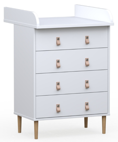 Hoitopöytä NYYTTI 2026, kotimainen, nahkavetimet, tammi