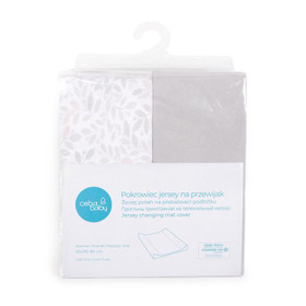 Hoitoalustan päälliset, puuvilla, Light Grey + Twigs, 2 kpl