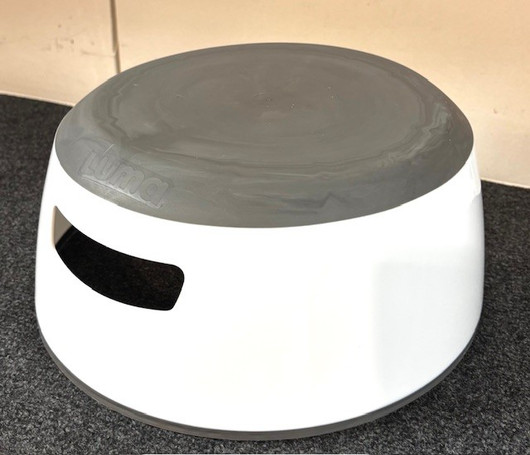 WC-koroke / turvakoroke, Luma, White / Grey