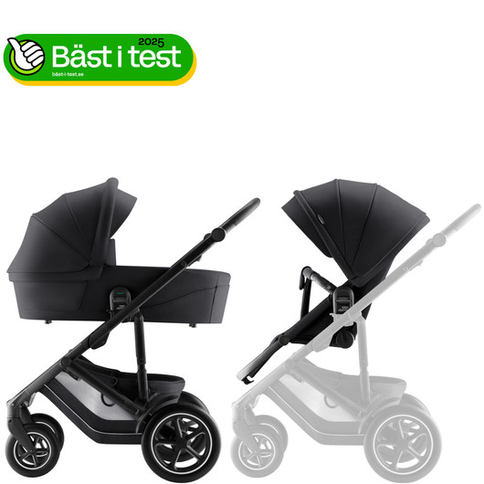 Britax Smile 5Z - Carbon Black - yhdistelmävaunu