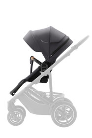 Britax Smile 3 ja 4 - ratasosan istuinosa tekstiileineen, Midnight Grey