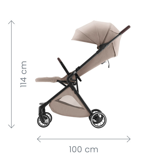 Britax Tira - kuomuratas, Carbon Black