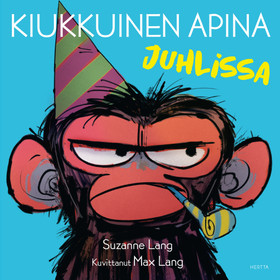 Kiukkuinen apina juhlissa