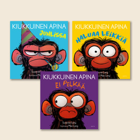 Kiukkuinen apina -kirjapaketti
