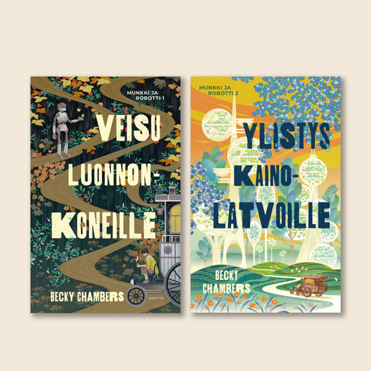 Munkki ja robotti -kirjapaketti