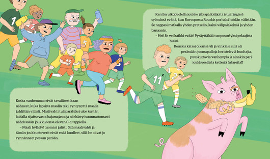 Rosvopossu Rouskis ja pullava pallonujakka – Rosvopossu Rouskis 3 (signeerattu)