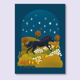 Uljas Musta -postikortti