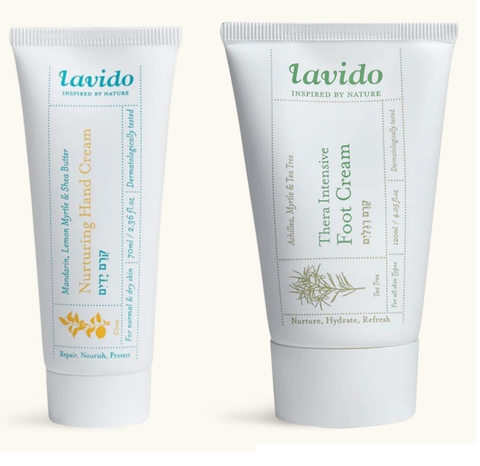 Lavido ravitseva KÄSI- JA JALKAVOIDEPAKETTI tehokosteutukseen