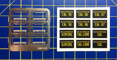 License plate frames + license plates 1