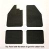 Beetle floor mat set