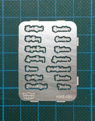 Chrome emblem set