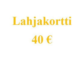 Lahjakortti 40 €