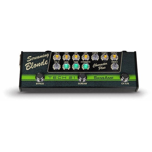 Tech 21 Screaming Blonde kitaraetuaste overdrive efektillä (uusi)