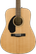 Fender CD-60S Natural LH vasenkätinen akustinen kitara (uusi)