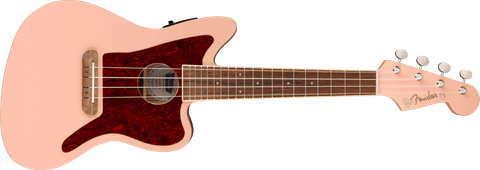 Fender Fullerton Jazzmaster Uke, Shell Pink  (uusi)