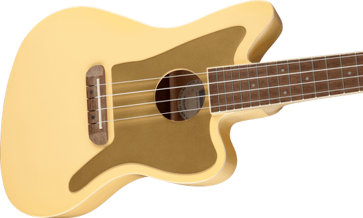 Fender Fullerton Jazzmaster LTD Uke, Vintage White (uusi)