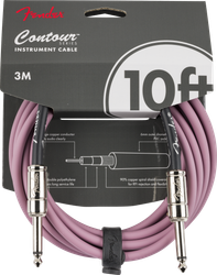 Fender Contour 10ft  Cable Burgundy Mist instrumenttijohto 3 m (uusi)