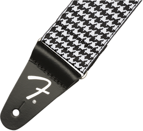 Fender Houndstooth Jacquard White kitarahihna (uusi)
