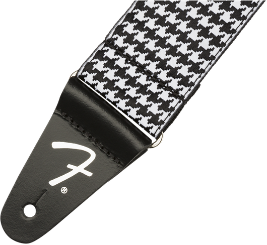 Fender Houndstooth Jacquard White kitarahihna (uusi)