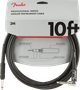 Fender Professional 10ft instrumenttijohto 3m musta (uusi)