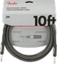 Fender Professional 10 ft Gray Tweed instrumenttijohto 3 m (uusi)
