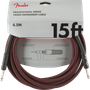 Fender Professional 15 ft Red Tweed instrumenttijohto 4,5 m (uusi)