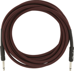 Fender Professional 15 ft Red Tweed instrumenttijohto 4,5 m (uusi)