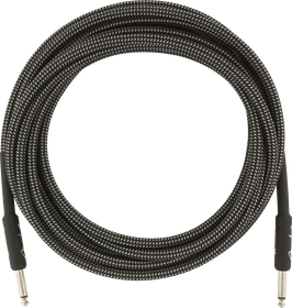 Fender Professional 18.6 ft  Gray Tweed instrumenttijohto 5,5 m (uusi)