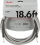 Fender Professional White Tweed Straight instrumenttijohto 5,5m (uusi)