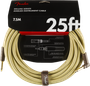 Fender Deluxe Tweed Straight/Angle 25 ft instrumenttijohto 7,5m (uusi)
