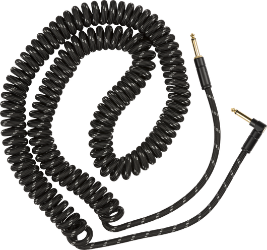 Fender Deluxe 30' Coil Cable instrumenttijohto 9 m Black Tweed (uusi)