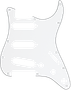 Fender Pickguard Stratocaster plektrasuoja valkoinen (uusi)