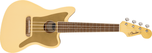Fender Fullerton Jazzmaster LTD Uke, Vintage White (uusi)