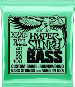 Ernie Ball 2841 Hyper Slinky Bass Nickel bassonkielet 40-100 (uusi)