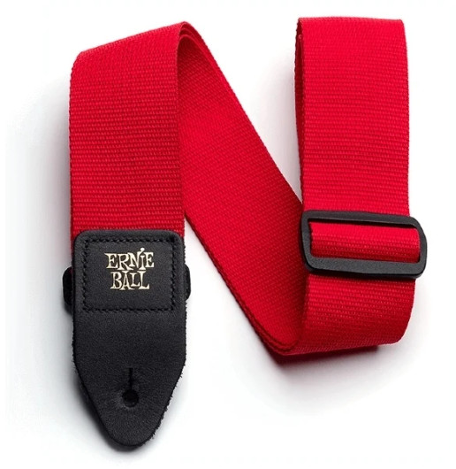 Ernie Ball punainen kitarahihna EB-4040 (uusi)