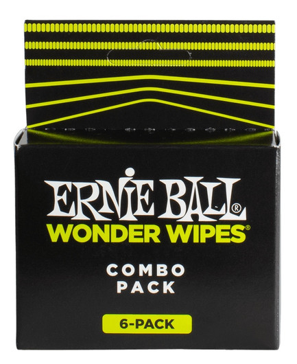 Ernie Ball EB-4279 Wonder Wipes puhdistusliinat lajitelma (uusi) 