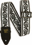 Ernie Ball EB-5342 Black Vine Jacquard Guitar Strap (new)