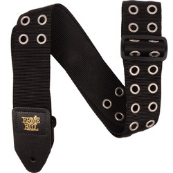 Ernie Ball 5397 Hole Lotta Metal Silver Guitar Strap (new)