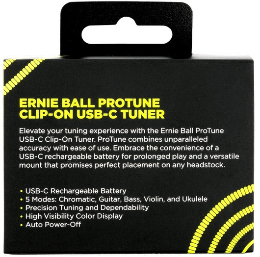 Ernie Ball 9627 Protune USB-C Tuner (new)