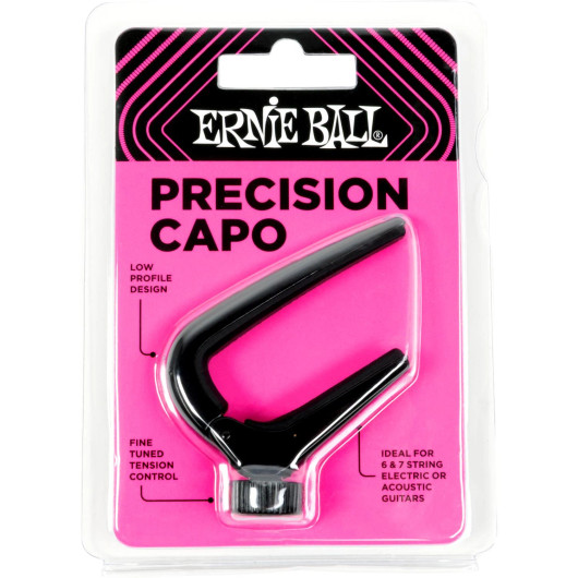 Ernie Ball 9631 Precision Black Capo musta (uusi)
