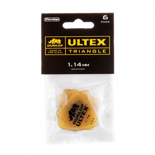 Dunlop Ultex Triangle 1,14 mm plektrasetti 6 kpl (uusi)